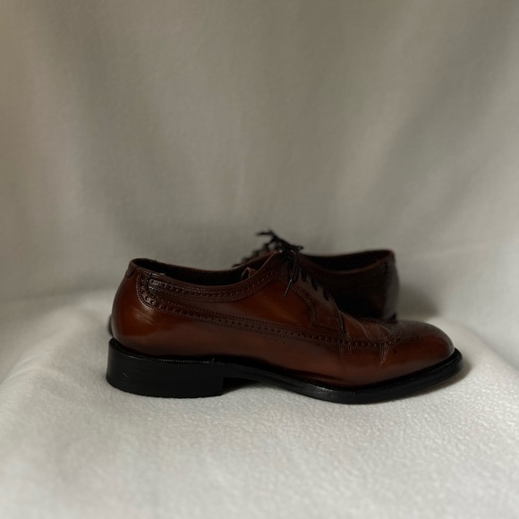 Florsheim Flexibles Size 9 Men’s Brown Leather Oxford Style Shoes - Picture 12 of 16